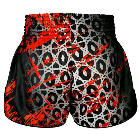 TUFF Muay Thai Boxing Shorts High-Cut Retro Style "Kong Rampage"  TUFF Muay Thai Boxing Shorts High-Cut Retro Style "Kong Rampage"