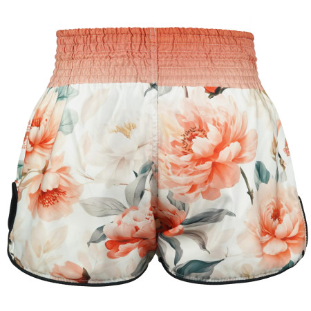 TUFF Muay Thai Boxing Shorts High-Cut Retro Style "Tub-Tim Bloom"  TUFF Muay Thai Boxing Shorts High-Cut Retro Style "Tub-Tim Bloom"