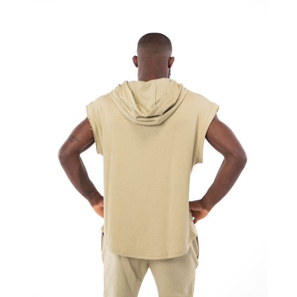 SLEEVELESS HOODIE