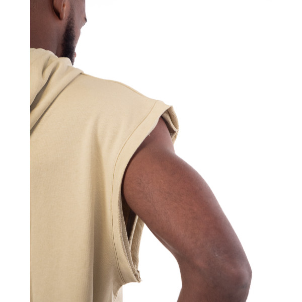 SLEEVELESS HOODIE