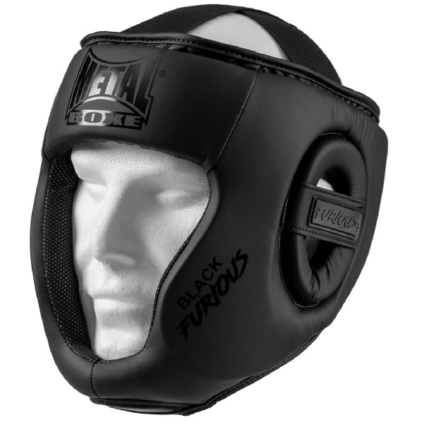 CASQUE INTEGRAL "BLACK FURIOUS" 