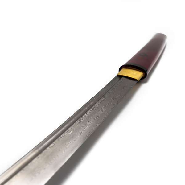 FUJIMAE Damascus Steel Shirasaya 