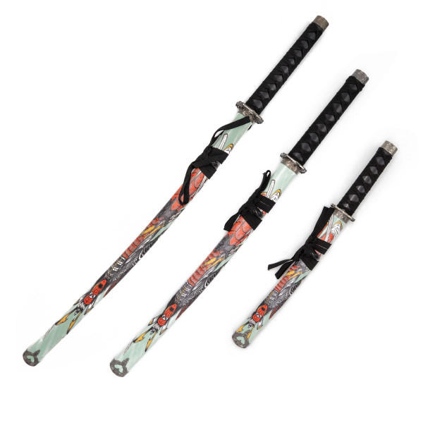 3pcs Katana Set. Samurai 