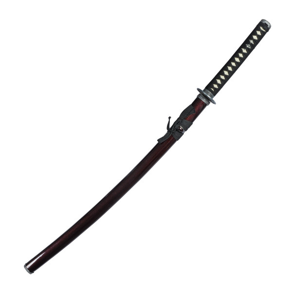 FUJIMAE Stainless Steel Katana. Maroon 