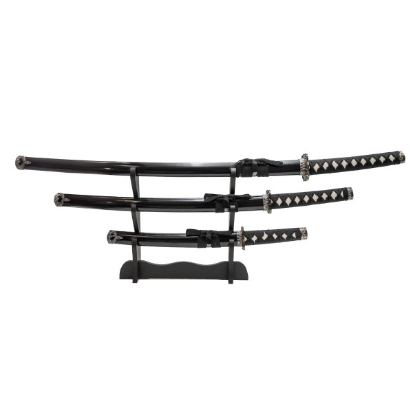 Set Katana 3pcs. Noir 