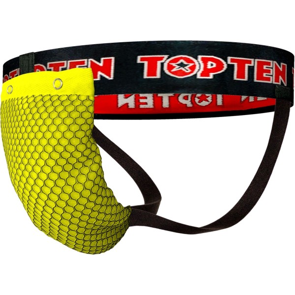 Coupe, jockstrap « Mesh » - jaune 