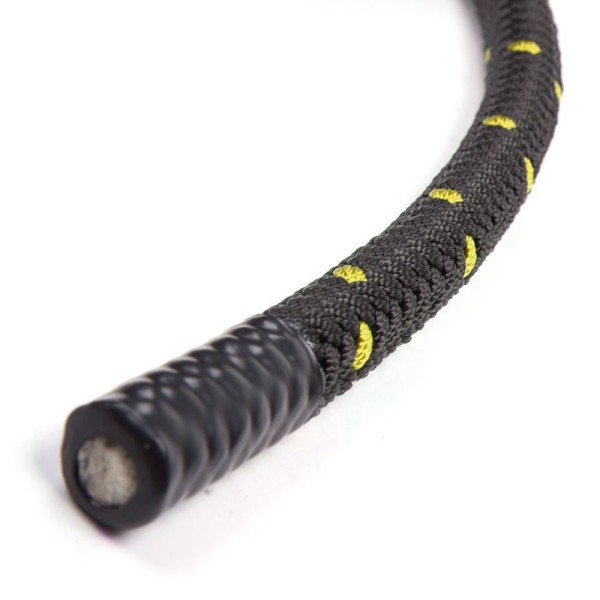 Corde de combat 15 m - noir-jaune, 30 mm 