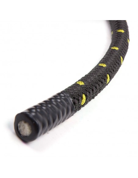 Corde de combat 15 m - noir-jaune, 30 mm 