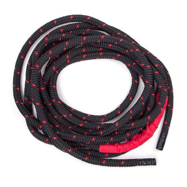 Corde de combat 15 m - noir-rouge, 35 mm 