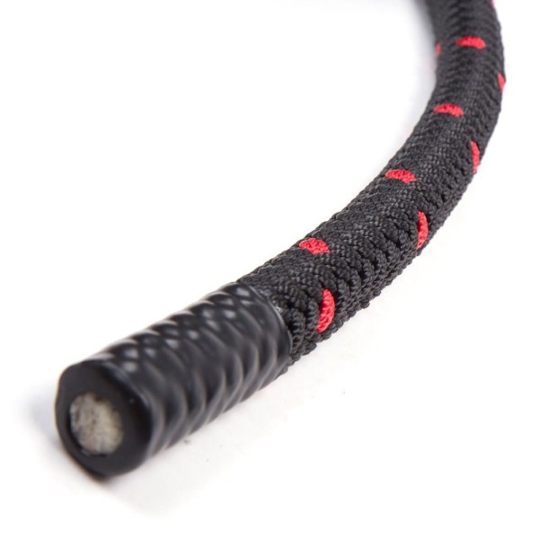 Corde de combat 15 m - noir-rouge, 35 mm