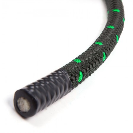 Corde de combat 15 m - noir-vert, 40 mm 
