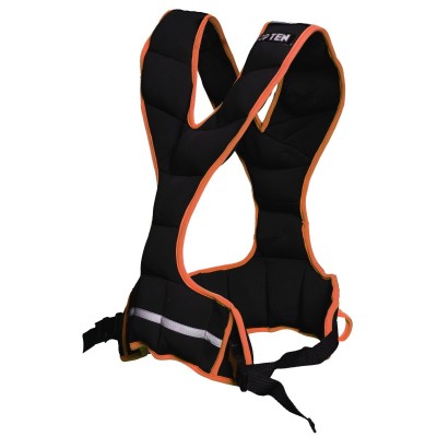 Gilet lesté Néoprène - 8 kg, noir  2