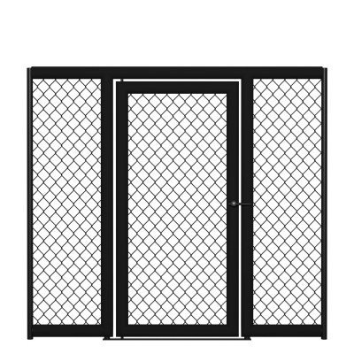 Panneau avec porte pour cage MMA - Longueur du panneau 65,35 pouces (166 cm) pour les cages de 13 pouces (4 x 4 m)