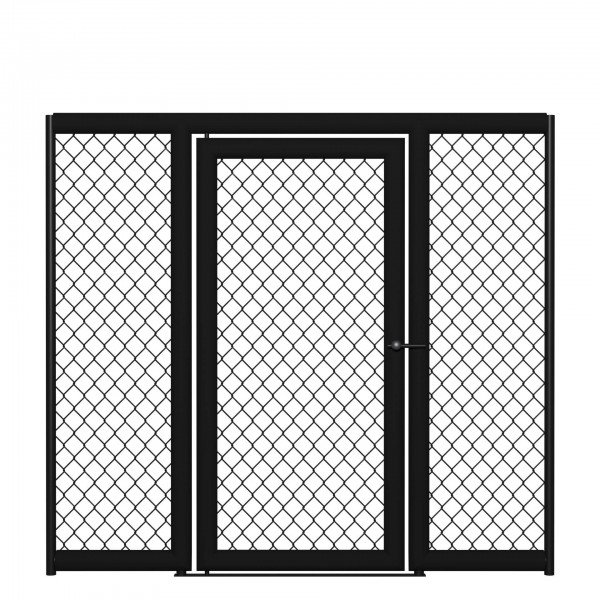 Panneau avec porte pour cage MMA - Longueur du panneau 65,35 pouces (166 cm) pour les cages de 13 pouces (4 x 4 m) 