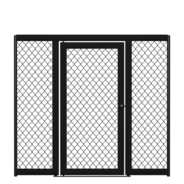 Panneau avec porte pour cage MMA - Longueur du panneau 65,35 pouces (166 cm) pour les cages de 13 pouces (4 x 4 m) 