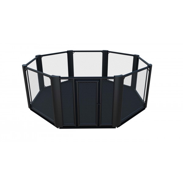 Cage MMA - 16,5 pouces (5 x 5 m), hauteur au sol 10 cm, longueur du panneau 81,49 pouces (207 cm)- 