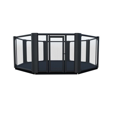 Cage MMA - 20 pouces (6,1 x 6,1 m), hauteur du sol 10 cm, longueur du panneau 99,6 pouces (253 cm)-  2