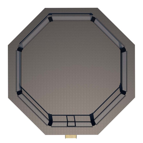 Toile pour MMA Cage - vinyle, bleu, 4 x 4 m 