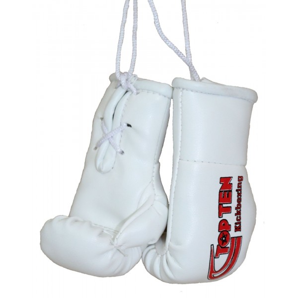 Mini gants de boxe "TOP TEN Kickboxing" - blanc 
