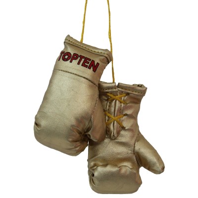 Mini gants de boxe "TOP TEN" - or