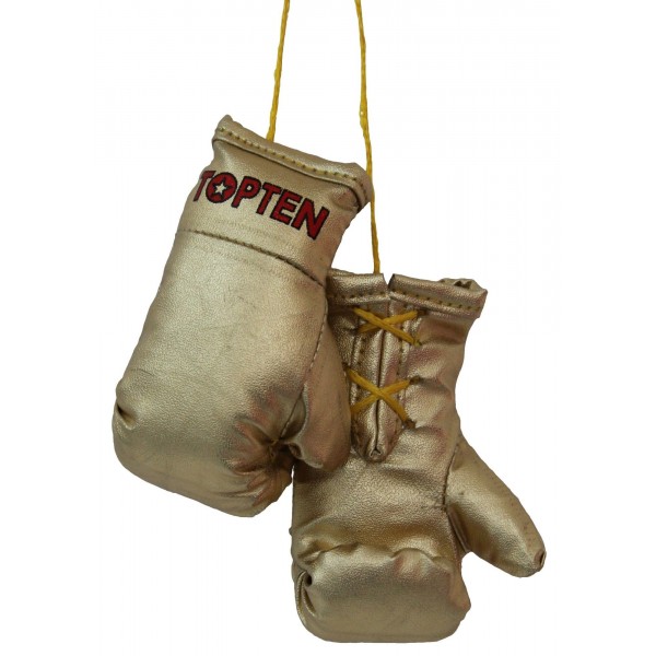 Mini gants de boxe "TOP TEN" - or 