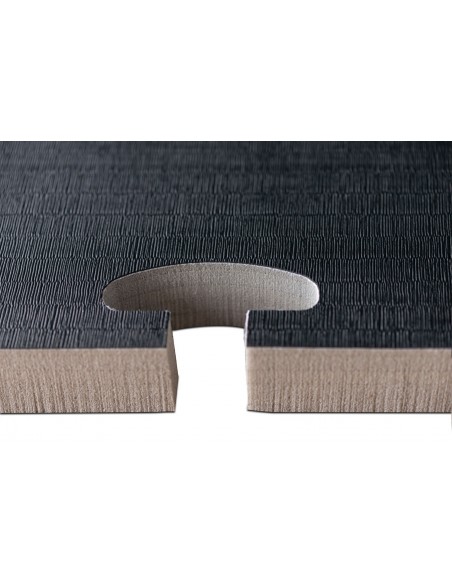 Rouleau de tapis Tatami - noir, 400 cm x 100 cm x 5 cm 