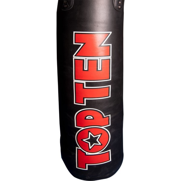 Sac de frappe, Heavy Bag "Cuir Véritable" (rempli) - noir, taille 120 cm 