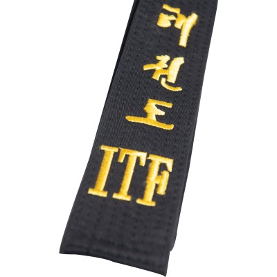 Ceinture Taekwon-Do « ITF » (avec broderie) « TAEKWONDO »   2