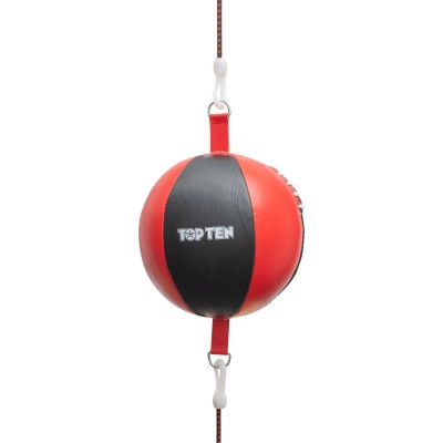 Boule double bout - rouge-noir