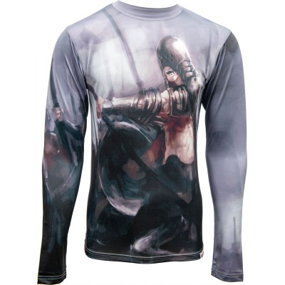 Rash Guard avec motif "Guerrier"