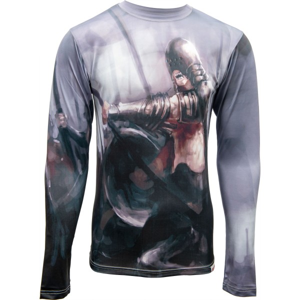 Rash Guard avec motif "Guerrier"  