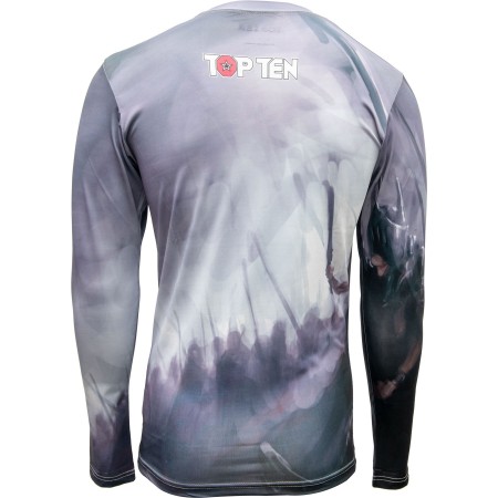 Rash Guard avec motif "Guerrier"  