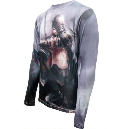 Rash Guard avec motif "Guerrier"  
