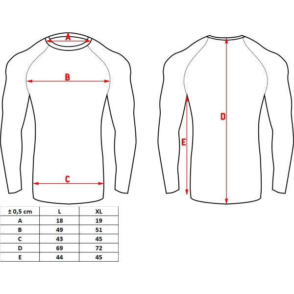 Rash Guard avec motif "Guerrier"  