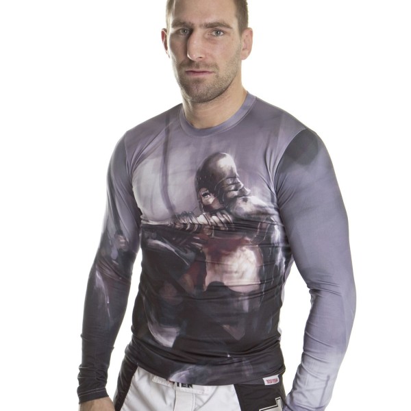 Rash Guard avec motif "Guerrier"  