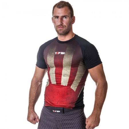 Rash Guard avec motif "Sunrise"  