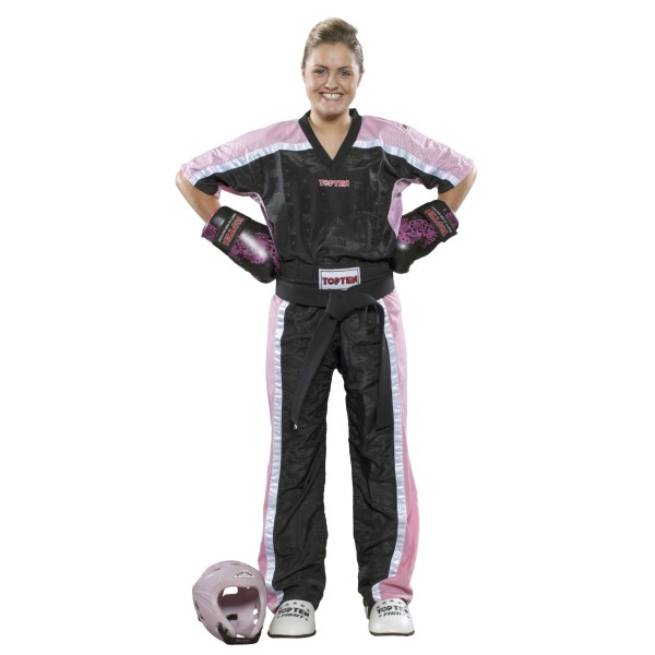 T-Shirt, Col V pour le kickboxing « Mesh »  