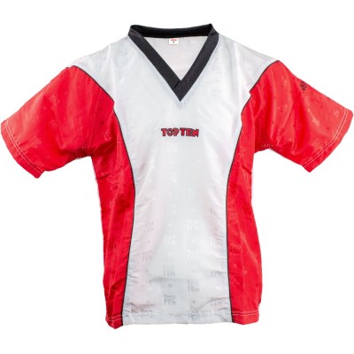 T-Shirt, Col V pour le kickboxing "Kickboxing" avec col noir