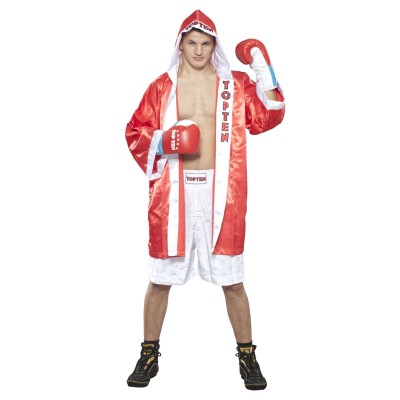 Robe de boxe à capuche "Get in the Ring"