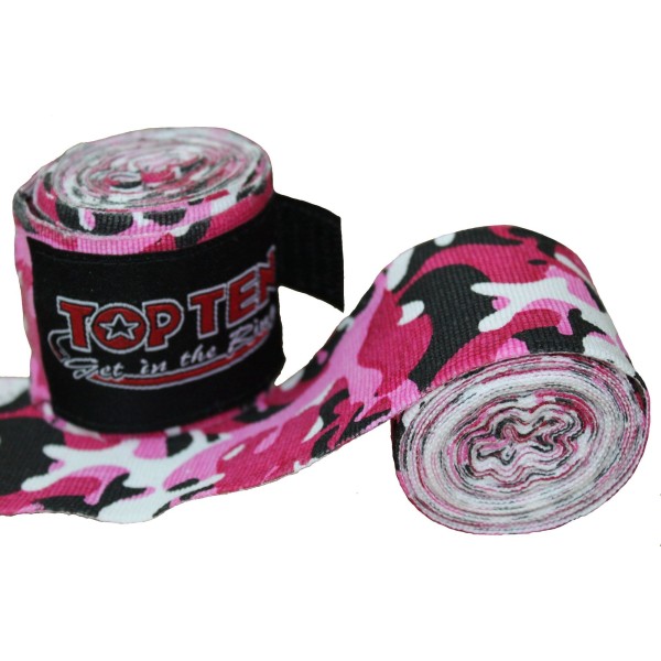 Hand-Wrap, bandage de boxe élastique "Camouflage" - 5 cm x 250 cm 