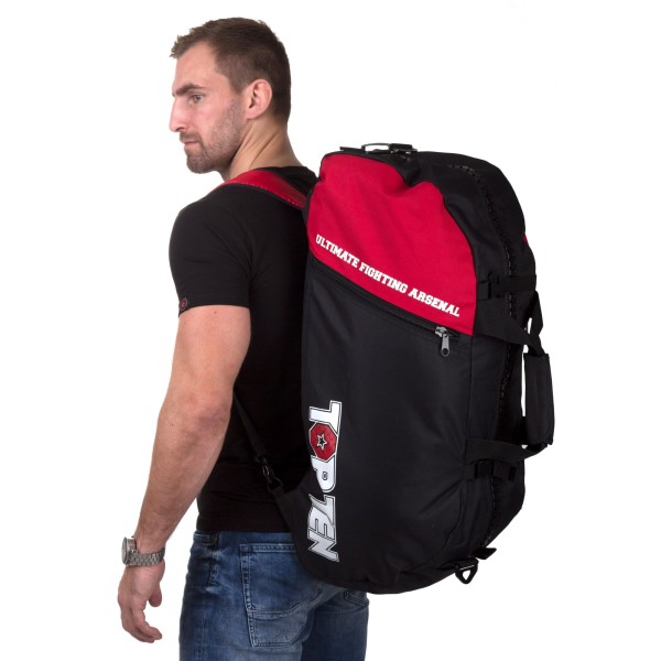 Ensemble sac à dos-sac de sport-sac polochon "UFA" - 75 cm x 30 cm x 35 cm, noir