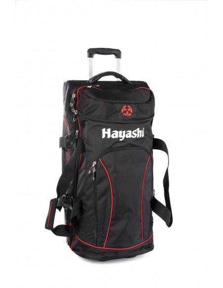 Trolley "Deluxe Travel" Jumbo - 81 cm x 39 cm x 40 cm, noir-rouge  Trolley "Deluxe Travel" Jumbo - 81 cm x 39 cm x 40 cm, noir-rouge