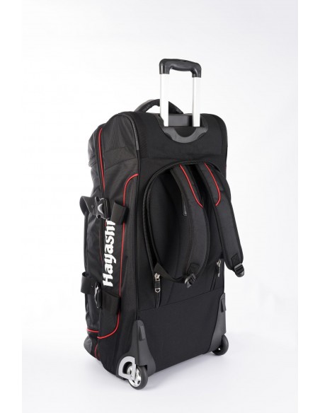 Trolley "Deluxe Travel" Jumbo - 81 cm x 39 cm x 40 cm, noir-rouge  Trolley "Deluxe Travel" Jumbo - 81 cm x 39 cm x 40 cm, noir-rouge