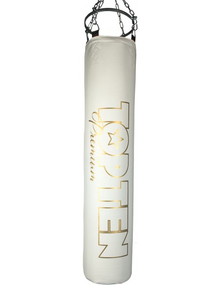 Sac de frappe, Heavy Bag "Premium" - or blanc, taille 100 cm  Sac de frappe, Heavy Bag "Premium" - or blanc, taille 100 cm