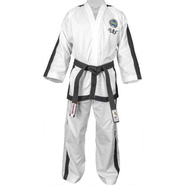 Instructeur de Taekwon-Do Dobok "Premium Gold" (4e - 6e Dan) (approuvé ITF)  