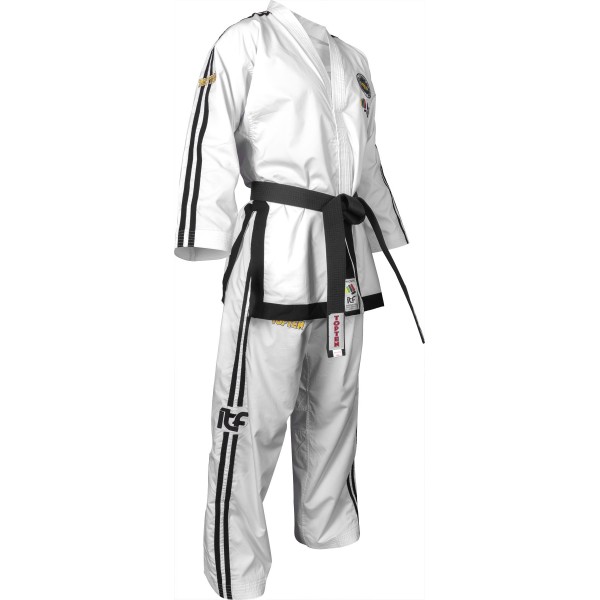 Taekwon-Do Grandmaster Dobok "Premium Gold" (7e - 9e Dan) (approuvé ITF)  