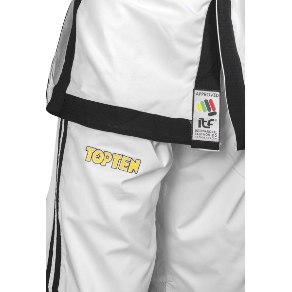 Taekwon-Do Grandmaster Dobok "Premium Gold" (7e - 9e Dan) (approuvé ITF)