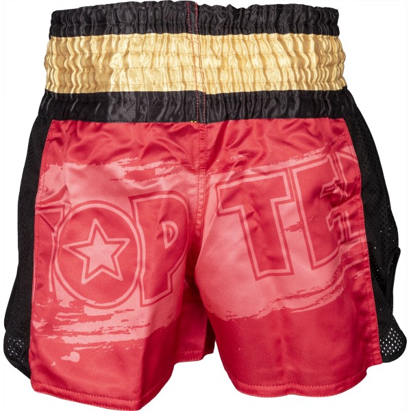 Short de kickboxing "Power Ink" - rouge 