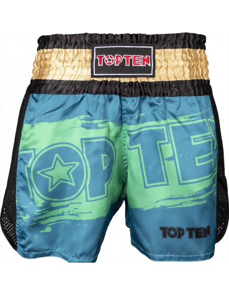 Short de kickboxing "Power Ink" - vert  Short de kickboxing "Power Ink" - vert