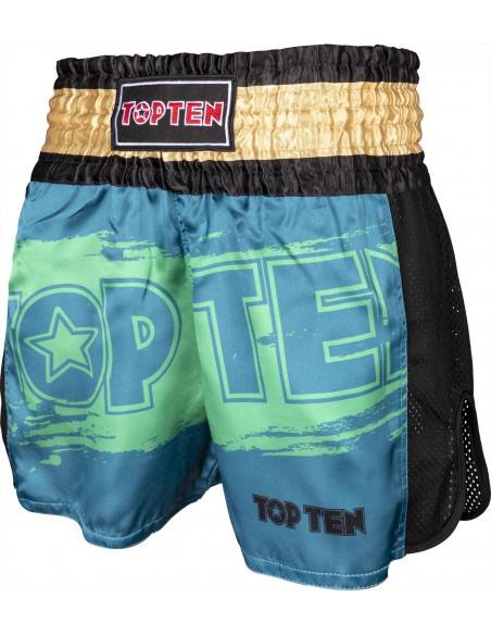 Short de kickboxing "Power Ink" - vert  Short de kickboxing "Power Ink" - vert